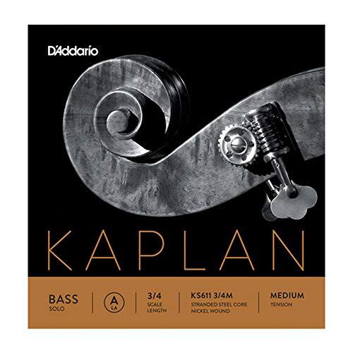 D'ADDARIO Kaplan Solo A-snaar voor contrabass, 3/4, gemiddelde spanning