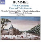 Outhere Naxos Hummel: Violin Concerto | Piano & Violin Concerto (CD)