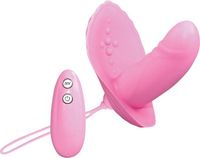 Smile Sweet Smile Shelly Schelp Ontwerp Mini Vibrator met Draadloze Afstandsbediening - Roze