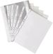 Q-CONNECT geperforeerde showtas 11-gaatsperforatie | glashelder | 50 micron | pak van 100 stuks