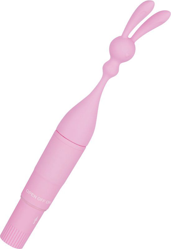 EIS, Konijnvormige siliconen vibrator, 20 cm, roze