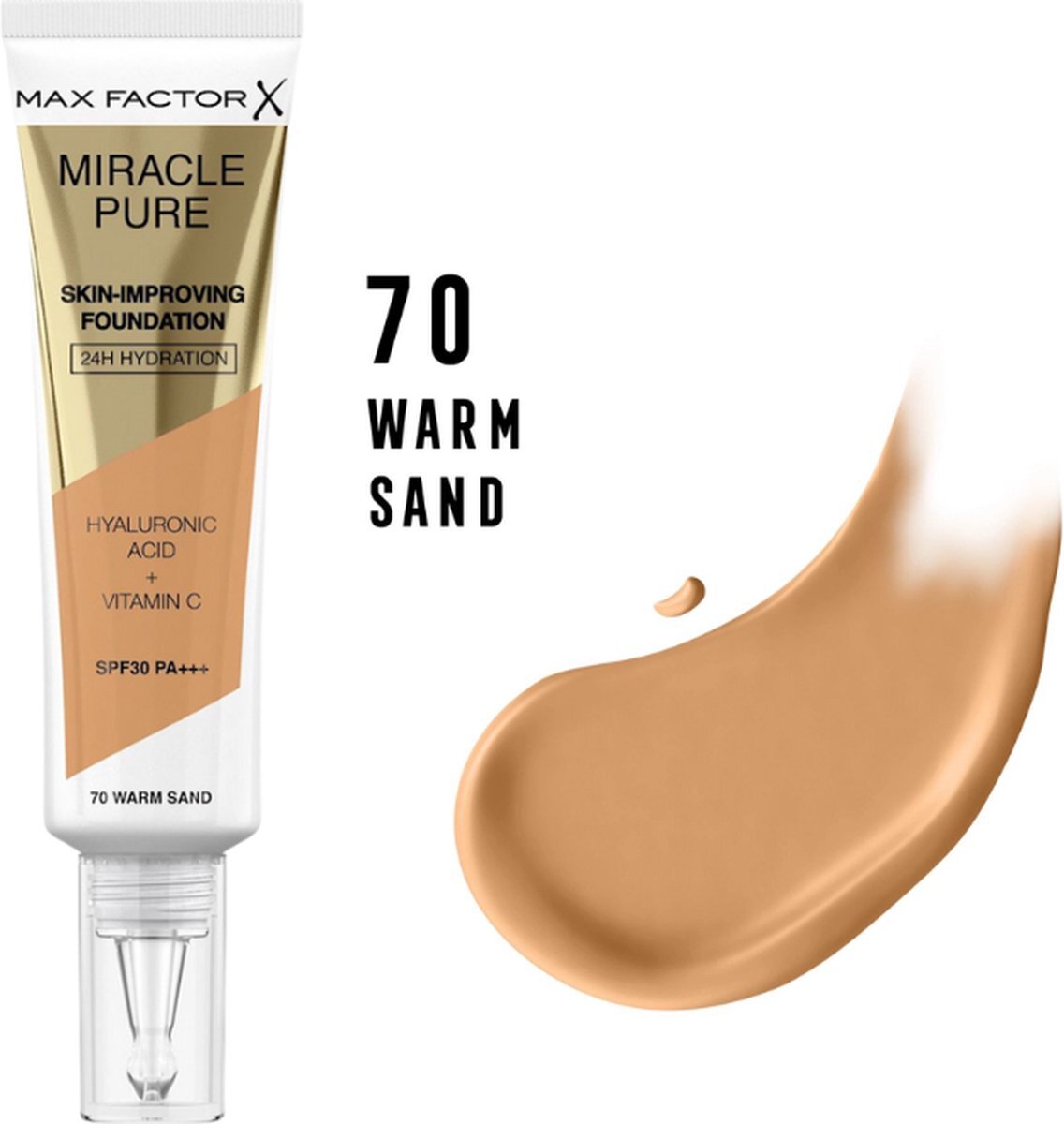 Max Factor Miracle Pure Skin-Improving Foundation - 70 Warm Sand