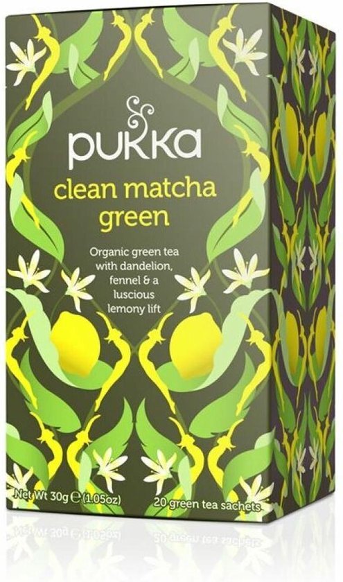 Pukka Herbs Pukka Thee Clean Matcha Green