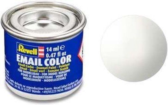 Revell #4 White - Gloss - RAL9010 - Enamel - 14ml Paint Pot