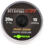 Korda Hybrid Stiff - Gravel Brown - 20lb - 15m