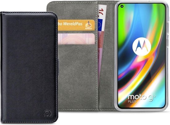 Mobilize PU-leer Book Case Zwart Motorola Moto G9 Plus