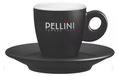 Set de 6 tasses à expresso en céramique avec soucoupes