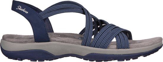 Skechers Reggae Slim - Turn It Up - Women's Sandals - Navy - Size 40