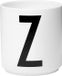 Design Letters mok porselein Z Wit