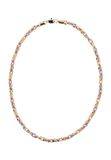 Faina Ketting 45 cm Goud Rose Zilver