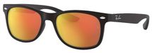 Ray-Ban New Wayfarer Junior zonnebril Kind Unisex Wayfarer Full rim Glas Zwart Zwart Niet-polariserende lens Ja Nylon Nylon Ja 2 2 Rood