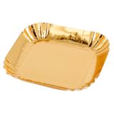 Garcia de Pou 185.13 Plaat Vierkant Karton Goud 65x65mm
