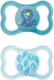 MAM Baby MAM Supreme Silikon Speen - 6-16 Maanden - Blauw - 2 stuks