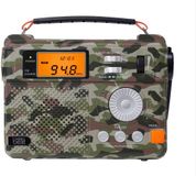 Silva Schneider SOS 223 BT Noodradio VHF (FM), Middengolf, Korte golf Noodradio, AUX, Korte golf, FM, Middengolf, USB Handslinger, Leeslamp, Oplaadbaar