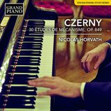 Outhere Nicolas Horvath - Czerny: 30 Études De Mecanisme, Op. 849 (CD)