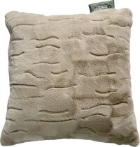 Zenwave Warmtekussen Elektrisch - Draadloos Fluweelzacht Infrarood Warmtekussen Oplaadbaar - 45x45cm - Sandstone Beige
