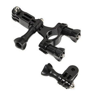 SportCamAccessoires Handlebar Seatpost mount + 3-Way pivot arm voor GoPro Hero 1 2 3 4