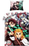 Demon Slayer dekbedovertrek Ready 140 x 200 cm - katoen