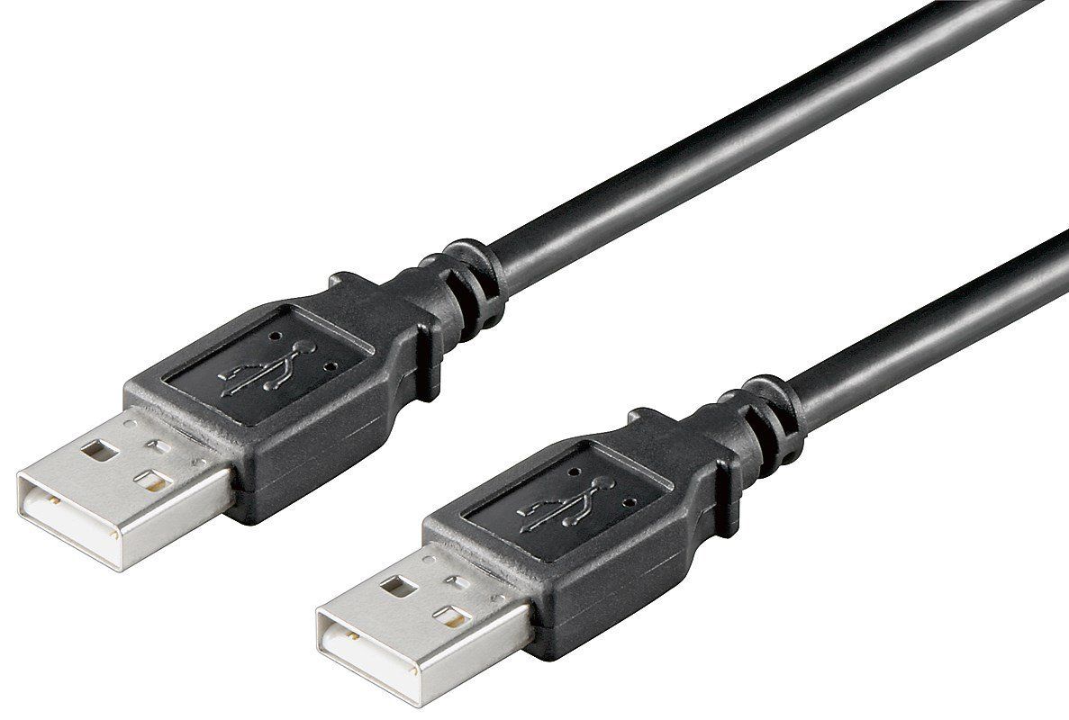 Ewent EW-100105-030-N-P USB-kabel - 3 m - Zwart