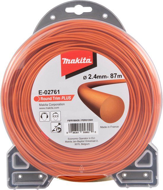 Makita Accessoires Makita maaidraad rond 2,4 mm x 87 m - E-02761