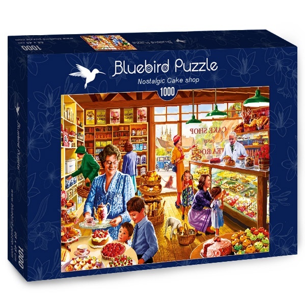 Bluebird Puzzle Nostalgic Cake Shop Puzzel (1000 stukjes)