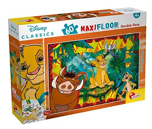 Liscianigiochi Lisciani Giochi - Disney Puzzle DF Maxi Floor 60 Koning van de Leeuwen - 8008324091751