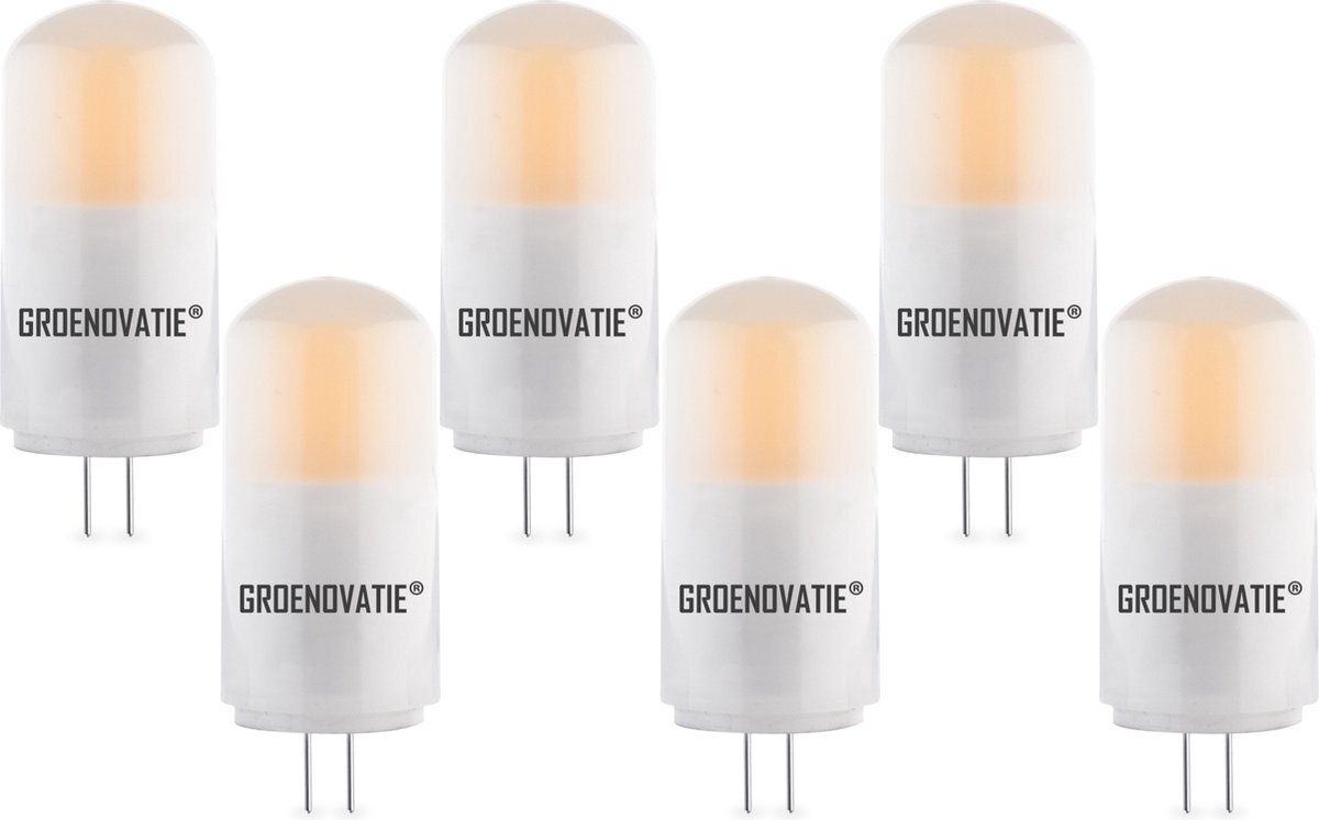 Groenovatie G4 LED Lamp 3W - COB - Warm Wit - Dimbaar - 6-Pack