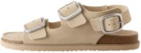 Next - Dames - Forever Comfort sandalen met voetbed en dubbele bandjes - Crème
