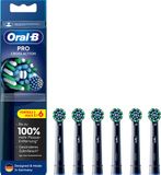 Oral-B Pro CrossAction Zwart Opzetborstels, Set Van 6