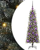 vidaXL Sapin de Noël artificiel avec 150 LED Vert 120 cm PVC et Plastique et Acier