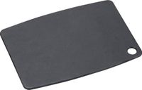Planche à découper en bois laminé sans marque - 22 x 30 cm - gris - poignée - lavable au lave-vaisselle - résistant à la chaleur