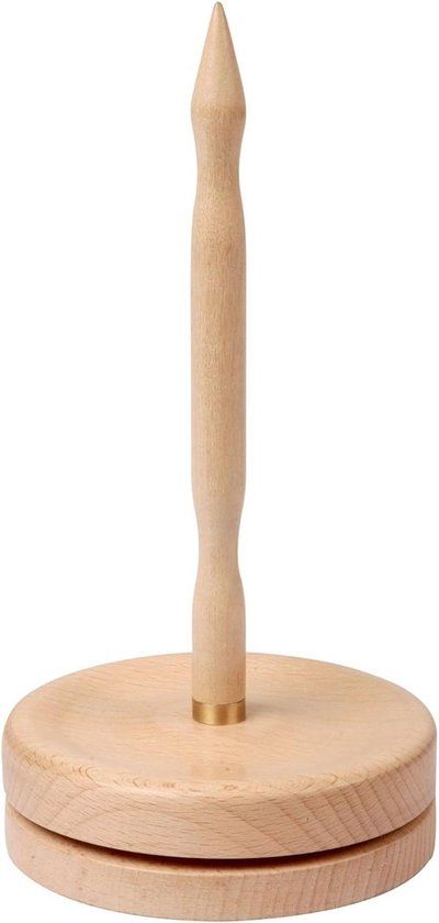 KnitPro Natural Houten Garen Draaischijf - 1 Stuk