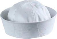 Mil-Tec US Sailor Hat white PVC Unisex Volwassenen