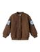 NAME IT Fleece jas 'NMMOLANNY' lichtblauw / chocoladebruin