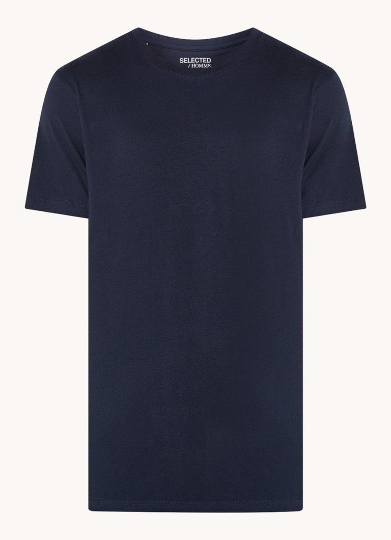 Selected Slhaspen T-shirt made of organic cotton