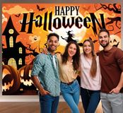 Fiestas Guirca - Backdrop happy Halloween 220 x 150 cm