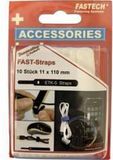 FASTECH® 800-010C Klittenband kabelbinder Wit 10 stuk(s)