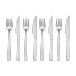 Aida Set de couverts Groovy Lot de 8 Acier inoxydable
