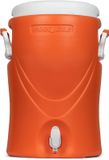 Pinnacle Platino 5 Gallon - Geïsoleerde Drankdispenser / Drankkoeler met kraantje - 20 Liter - Oranje