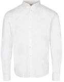 Solid Shirt met lange mouwen Tyler 6190123 Wit Katoen XS