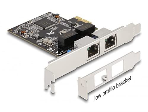 DeLOCK PCIE x1 auf 2x RJ45 Gbit 88615