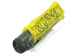 Komo huisvuilzak afvalzakken - 60 x 80 cm - 400 stuks