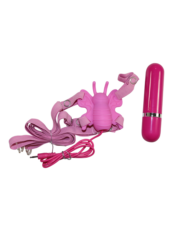 You2Toys Roze oplegvibrator met bandjes