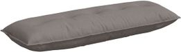 vidaXL Rugkussen Taupe 140 x 19 x 50 cm Stof