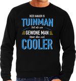 Bellatio Decorations Bol Deze kanjer is Tuinman net als een gewone man maar dan veel cooler sweater zwart voor heren S