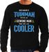 Bellatio Decorations Bol Deze kanjer is Tuinman net als een gewone man maar dan veel cooler sweater zwart voor heren S