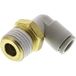 SMC Adaptateur Fileté Coudé KQ2 Vers Enfichable 6 mm R 1/8 Mâle (Prix Pour Sachet De 10)