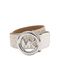 MICHAEL Michael Kors Ceinture Gris Ombré / Argent / Laine Blanc