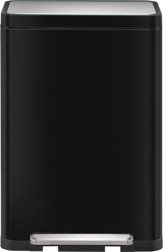 EKO X-Cube Pedaalemmer - 45 Liter - Zwart/RVS