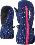 Ziener Langelo Mini Blauw dessin 80cm Wintersporthandschoen Vrouwen 8
